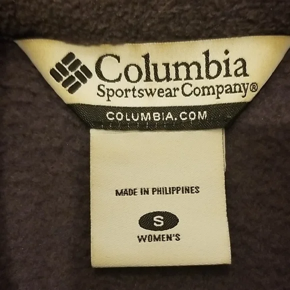 Columbia Dark Purple Fleece Vest - Picture 4 of 6